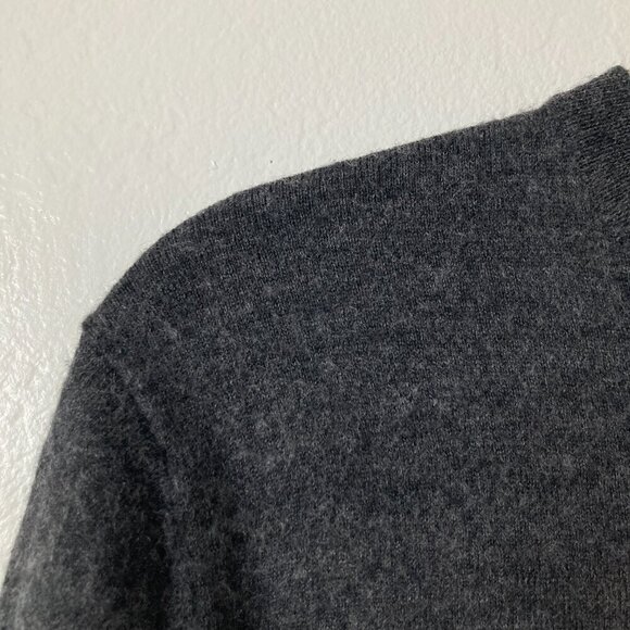 Club Room Merino Wool Blend Sweater Gray Crewneck Minimalist Essential Classic L - Picture 3 of 9